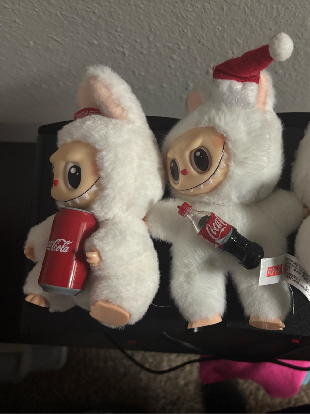 Coca-Cola Popmart Plush Labubu Dio The Monsters Coca Cola Can Bottle